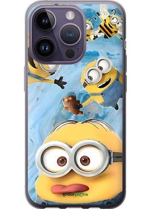 Чехол на iphone 14 pro миньоны айфон 14 про