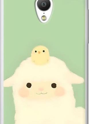 Чехол на meizu mx3 барашек и ципленок мейзу мх3