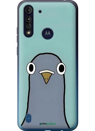 Чохол на motorola g8 power lite блакитний