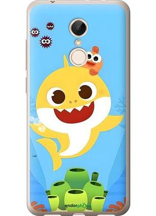 Чохол на xiaomi redmi 5 бейбі шарк