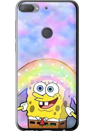 Чехол на htc desire 12 plus спанч боб, sponge bob хтс дизайр 12 плюс