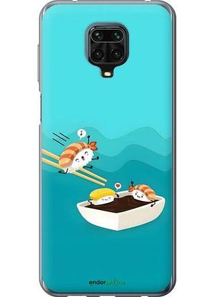 Чехол на xiaomi redmi note 9s суши сяоми редми ноут 9с
