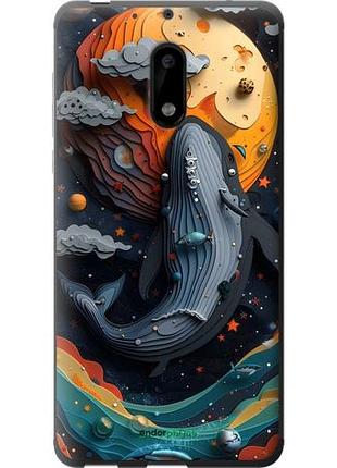 Чехол на nokia 6 кит в космосе нокиа 6