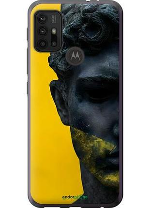 Чехол на motorola moto g10 статуя арт моторола мото г10