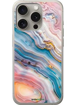 Чехол на iphone 15 pro мрамор красивый айфон 15 про