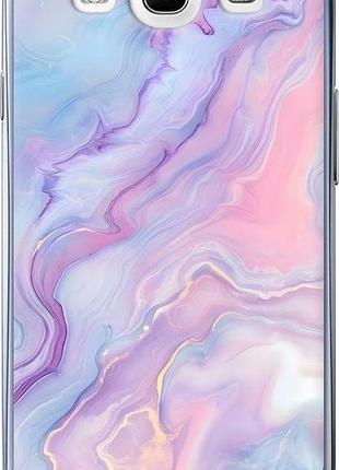 Чехол на samsung galaxy s3 duos i9300i нежный мрамор самсунг с3 дуос и9300и