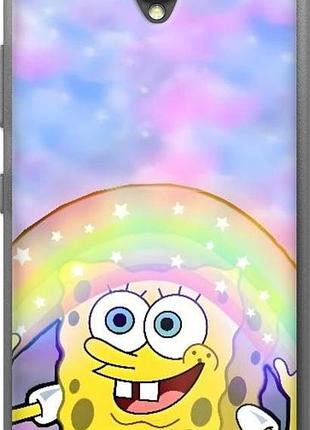 Чехол на lenovo a5000 спанч боб, sponge bob леново а5000