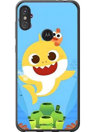 Чехол на motorola one power бейби шарк моторола ван повер