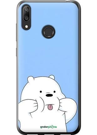Чехол на huawei y7 2019 милый мишка хуавей у7 2019