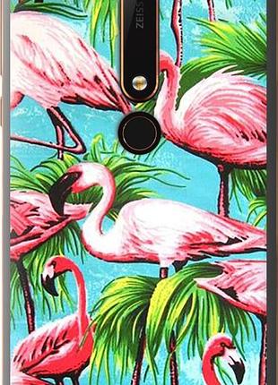 Чехол на nokia 6 2018 tropical background "4016u-1386-10746"