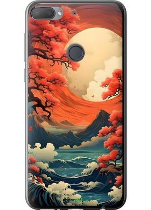 Чехол на htc desire 12 plus природа японии хтс дизайр 12 плюс