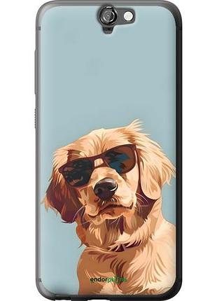 Чехол на htc one a9 пес в очках хтс ван а9