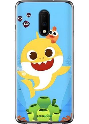 Чехол на oneplus 7 бейби шарк 1+ 7