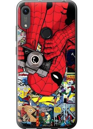 Чехол на huawei honor 8a человек паук, spiderman 2 хуавей хонор 8а 2