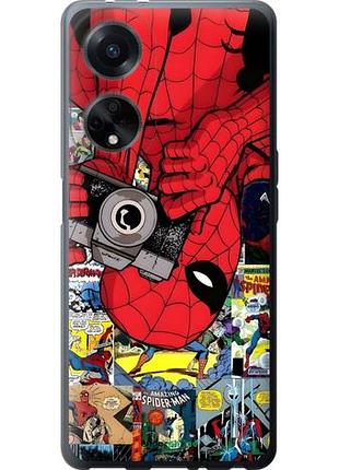 Чехол на oppo a98 человек паук, spiderman 2 оппо а98 2