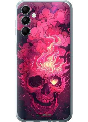 Чехол на samsung galaxy m14 m146b череп арт самсунг м14 м146б