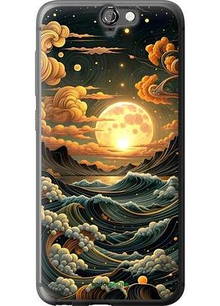 Чехол на htc one a9 арт волны хтс ван а9