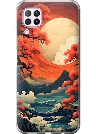 Чехол на huawei p40 lite природа японии хуавей п40 лайт