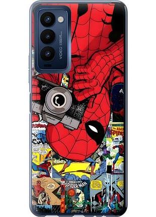 Чехол на tecno camon 18 ch6n человек паук, spiderman 2 текно камон 18 сх6n 2