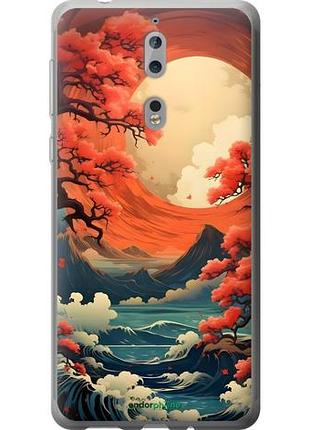 Чехол на nokia 8 природа японии нокиа 8