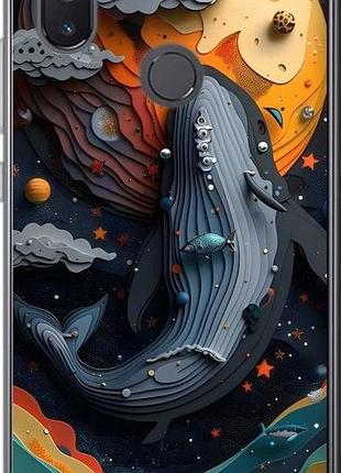 Чохол на xiaomi mi8 se кит у космосі