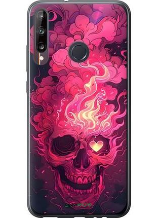 Чехол на huawei p40 lite e череп арт