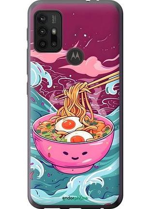 Чехол на motorola moto g10 рамен моторола мото г10