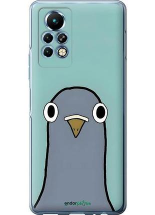 Чехол на infinix note 11 pro голубь инфикс ноут 11 про