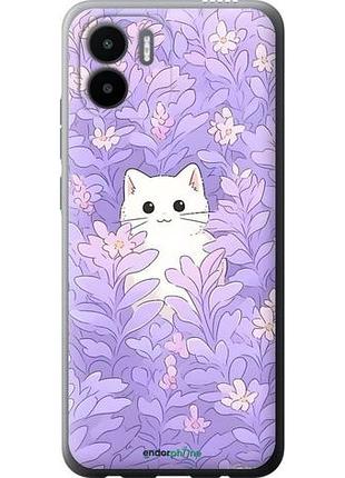 Чехол на xiaomi redmi a1 котик в цветах сяоми редми а1