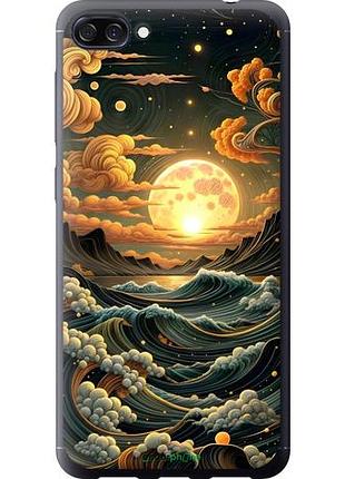 Чехол на asus zenfone 4 max zc520kl арт волны асус зенфон 4 макс зс520кл