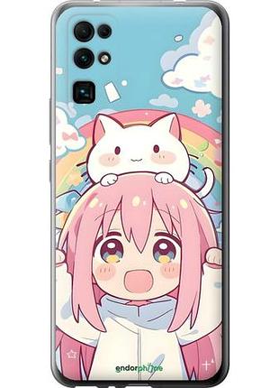 Чехол на huawei honor 30 девочка аниме радуга хуавей хонор 30