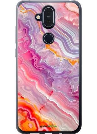 Чехол на nokia 8.1 мрамор 2