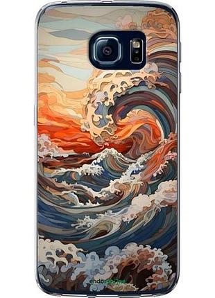 Чохол на samsung galaxy s6 edge g925f арт хвилі