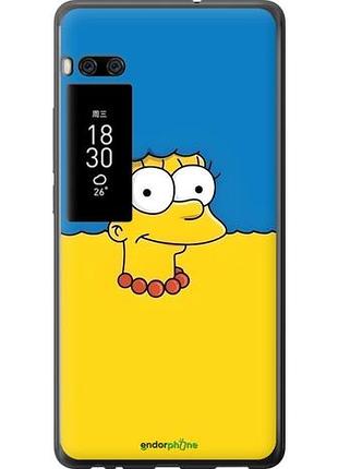 Чехол на meizu pro 7 plus мардж флаг украины мейзу про 7 плюс