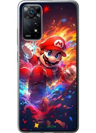 Чехол на xiaomi redmi note 11 супер марио
