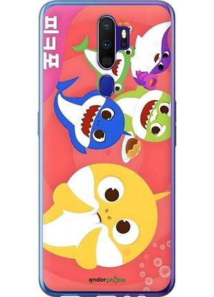 Чехол на oppo a9 2020 бейби шаркс оппо а9 2020