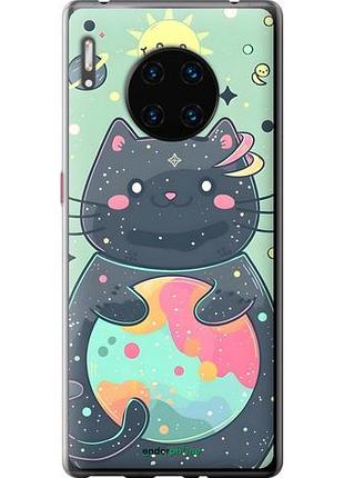 Чехол на huawei mate 30 pro милый котик хуавей мейт 30 про