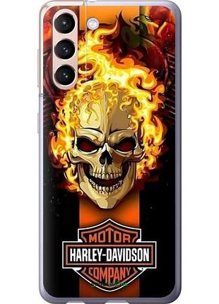 Чехол на samsung galaxy s21 харлей девидсон самсунг с21