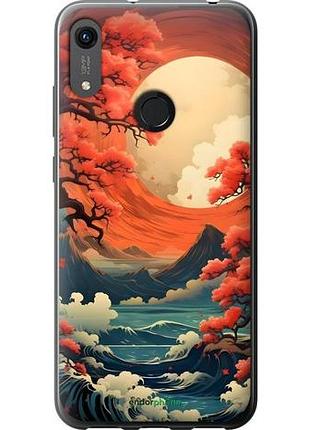 Чехол на huawei honor 8a природа японии хуавей хонор 8а