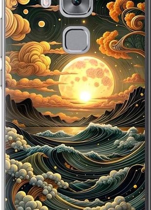 Чохол на huawei nova plus арт хвилі