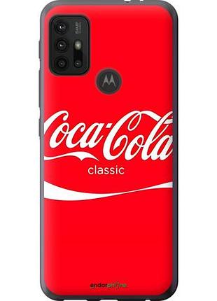 Чехол на motorola moto g30 кока кола