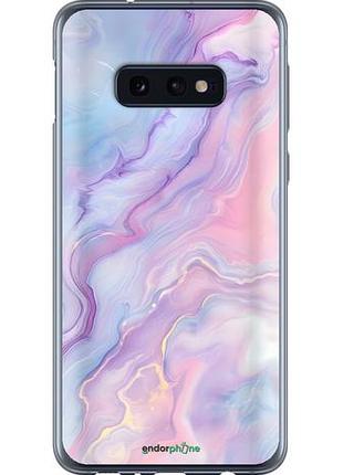 Чехол на samsung galaxy s10e нежный мрамор самсунг с10e