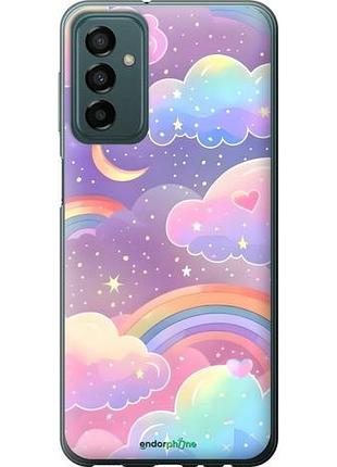 Чехол на samsung galaxy m23 m236b облака и радуга самсунг м23 м236б