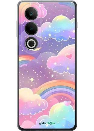 Чехол на oneplus ace 3v облака и радуга 1+ асе 3в