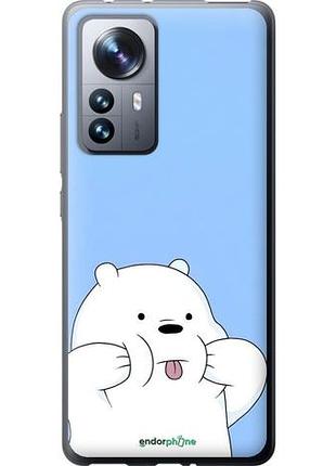 Чехол на xiaomi 12 pro милый мишка сяоми 12 про