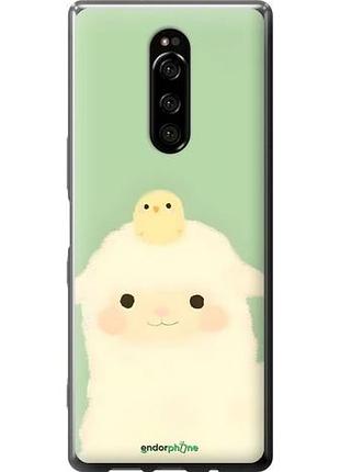 Чехол на sony xperia 1 j9110 барашек и ципленок сони эксперия 1 й9110