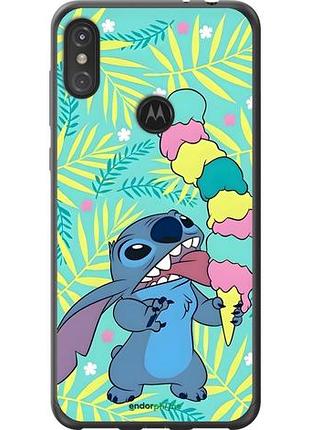 Чехол на motorola one power стич моторола ван повер