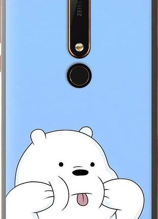 Чехол на nokia 6.1 милый мишка нокиа 6.1