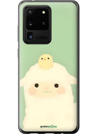 Чехол на samsung galaxy s20 ultra барашек и ципленок самсунг с20 ультра
