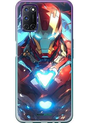 Чехол на oppo a72 железный человек оппо а72